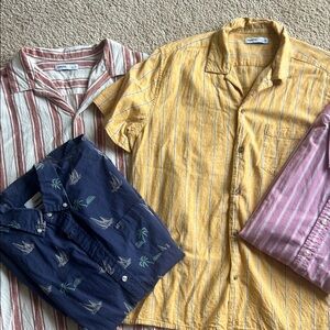 Sonoma Men's Casual Striped and Patterned Shirt Set